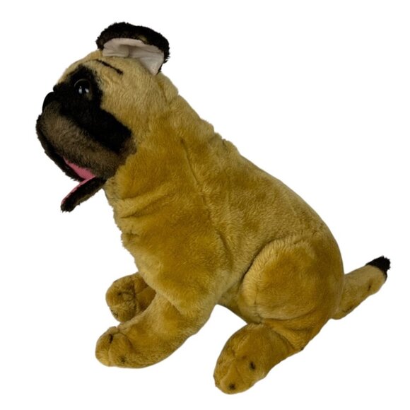 Melissa & Doug Pug Dog 2125 Realistic Plush Toy Stuffed Animal 18 inch - Picture 2 of 7